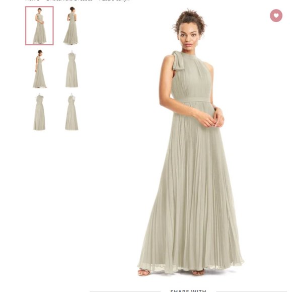 Azazie Dresses & Skirts - 💙SALE❤️ NWOT Azazie Caitlyn Taupe Dress